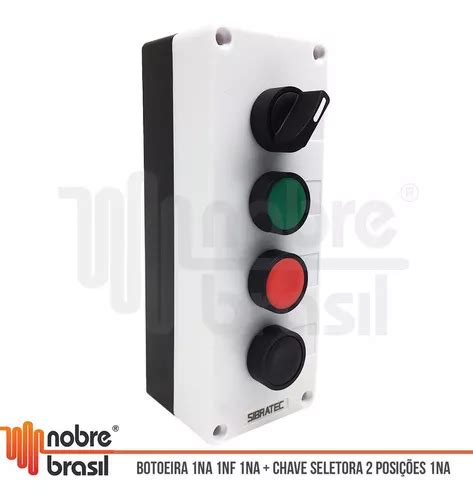 Butoeira 1na 1nf 1na Interruptor Selector De 2 Posiciones 1na