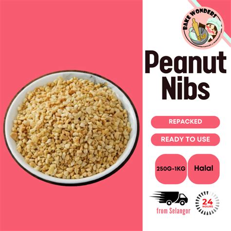 Peanut Nib Ground Nut Nib Peanut Crushed Kacang Tanah Tumbuk Kacang