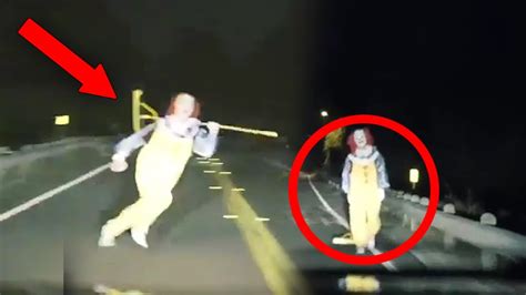 Top Scariest Clown Videos Caught On Camera Creepy Killer Clown