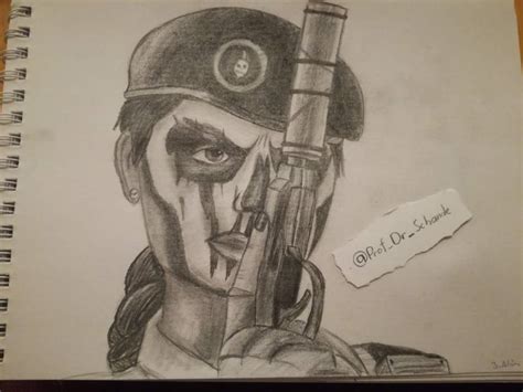 Caveira Pencil Drawing Rainbow Six Siege Amino