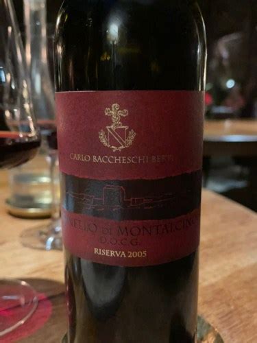 Carlo Baccheschi Berti Brunello Di Montalcino Riserva Vivino France