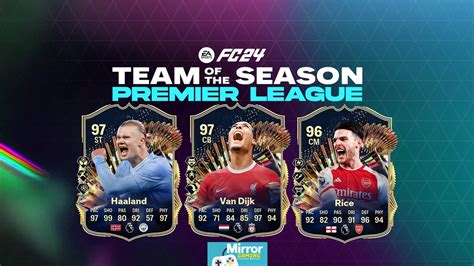 EA FC 24 Premier League TOTS Squad Confirmed Man City Liverpool And