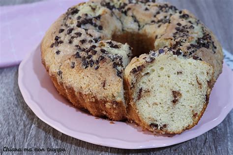 Ciambellone Al Latte Con Gocce Di Cioccolato Chiara Ma Non Troppo