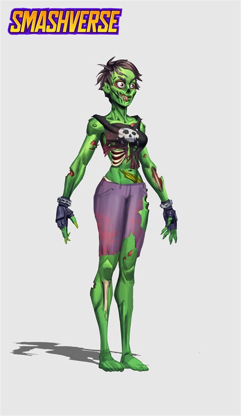 Female Zombie Cartoon Characters