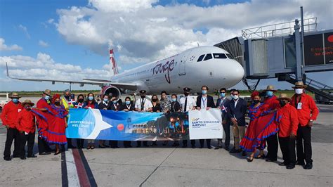 Aterriza El Vuelo De Air Canada En El AILA El Primer Vuelo De Nueva