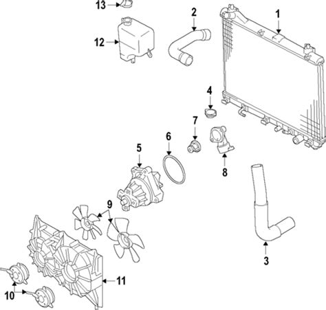 Cooling System For Suzuki Grand Vitara World Oem Parts Subaru