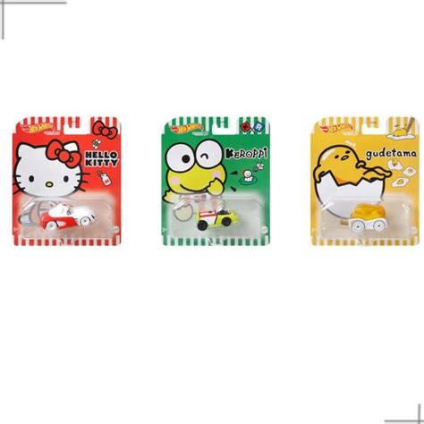 Kit Hot Wheels Coleção O Mundo Da Hello Kitty c carrinhos Mattel Carrinho de Brinquedo