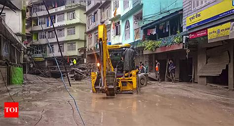 Sikkim Flood News Flash Floods In Sikkim After Cloud Burst 23 Armymen