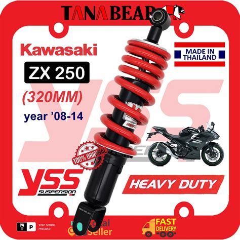 YSS NINJA ZX250 320MM HEAVY DUTY Adjustable Absorber Monoshock