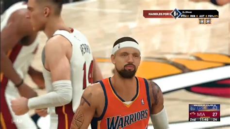 42 Pts Gs Warriors Vs Mia Heat 2nd Qtr Nba 2k23 Dj Dixon 1 Pg Sg Mycareer Warriors Nba2k