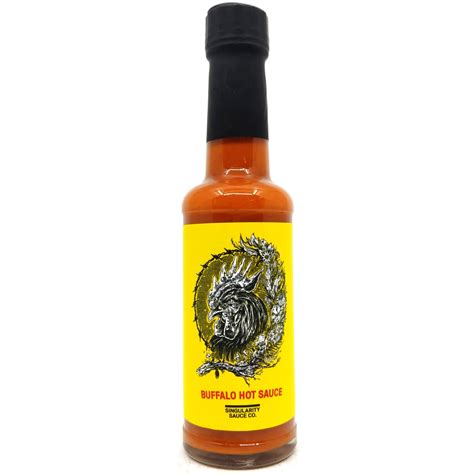 Singularity Sauce Co Buffalo Hot Sauce 148ml Hop Burns And Black