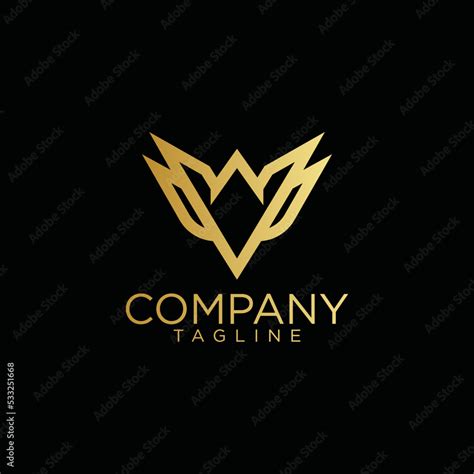 vw logo design and premium vector templates Stock Vector | Adobe Stock