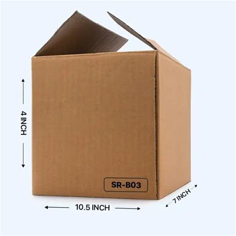 Single Wall 3 Ply Corrugated Box At Rs 15piece Corrugated And Carton