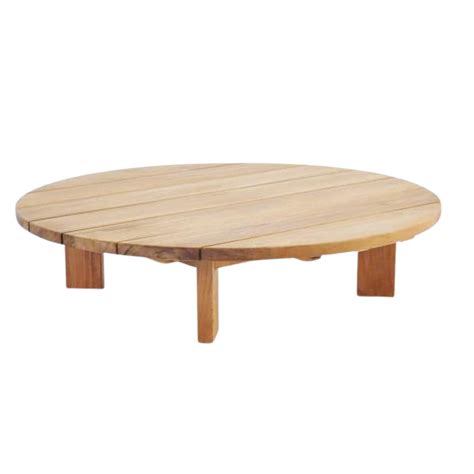 Soho Teak Round Coffee Table Outdoor Coffee Tables Nz