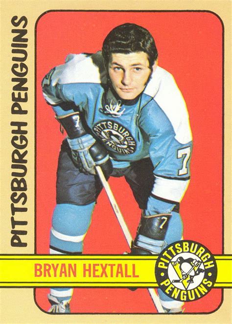 Bryan Hextall Players Cards Since 1969 2010 Penguins Hockey