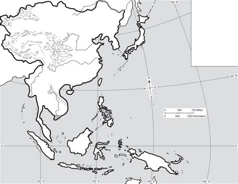 East Asia Physical Map Diagram Quizlet