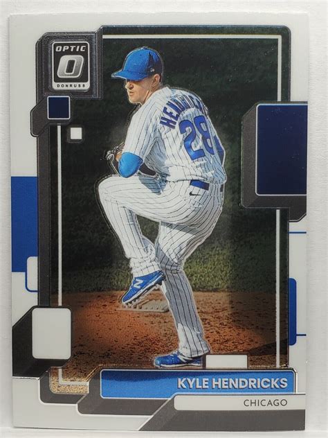 2022 Panini Donruss Optic Base Kyle Hendricks Chicago Cubs Ebay