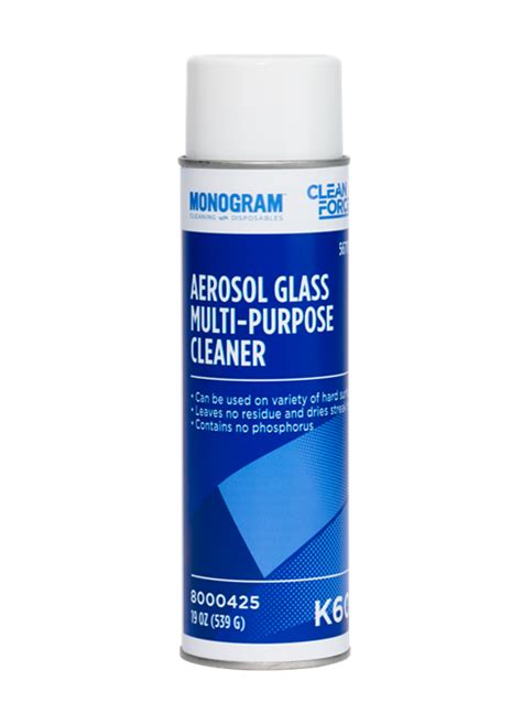 Monogram Clean Force Aerosol Glass Multi Purpose Cleaner