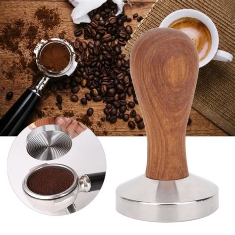 Tamper De Grains De Caf Tamper Caf En Acier Inoxydable Poign E En