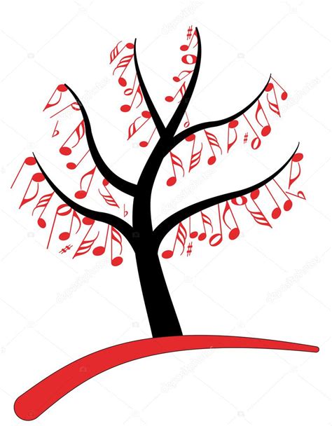 Rbol De Nota Musical Vector Gr Fico Vectorial Willypd Imagen