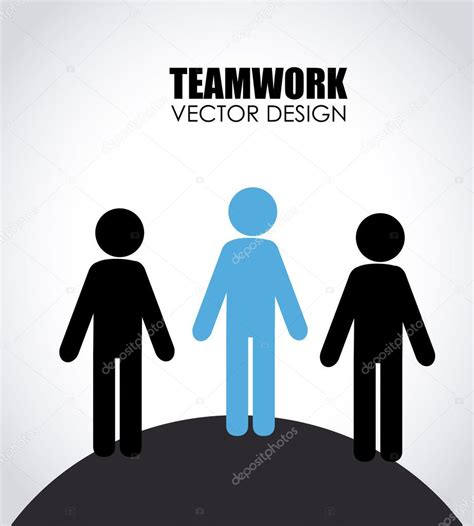 Diseño de trabajo en equipo Vector de stock por yupiramos 51763397