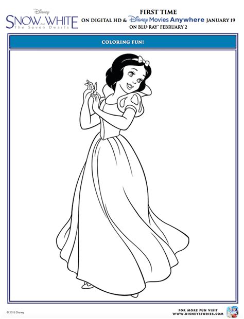 Snow White And The Seven Dwarfs Printable Activity Sheets Life