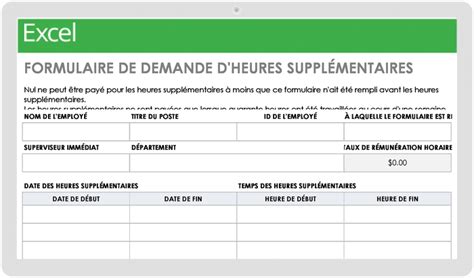 Formulaires Gratuits De Demande Dheures Suppl Mentaires Smartsheet