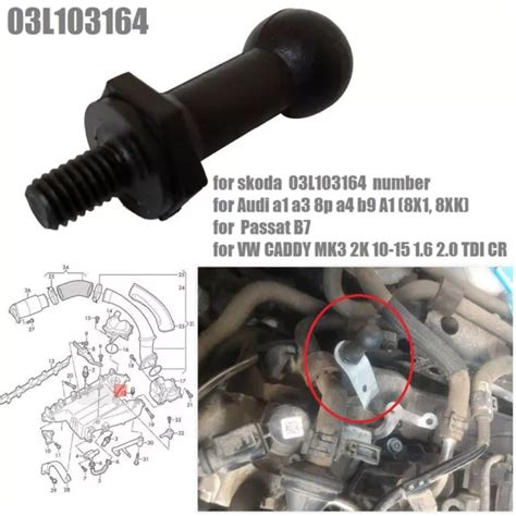 KUGELKOPF BEFESTIGUNG X3 Motorabdeckung Für Audi Seat Skoda VW