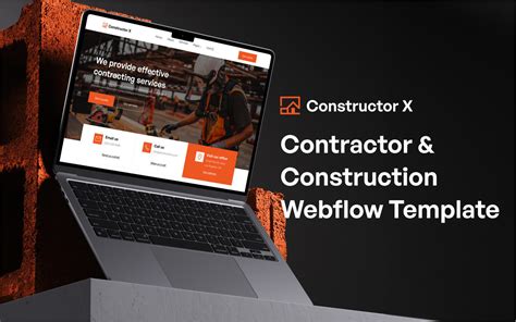 Constructor X Construction HTML5 Responsive Website Template