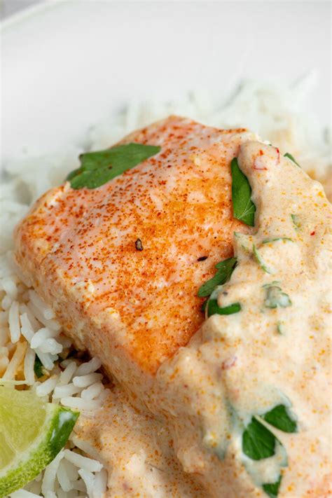 Easy Coconut Thai Salmon Curry Minute Recipe Marie Food Tips