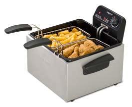 Stainless Steel Dual Basket ProFry™ immersion element deep fryer - Deep ...