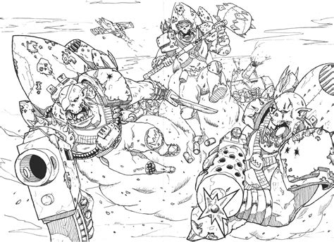 Warhammer 40k Coloring Pages Coloring Coloring Pages