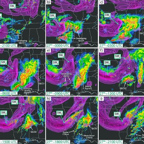 Composite Radar Reflectivity Dbz Gray Shading Overlaid With