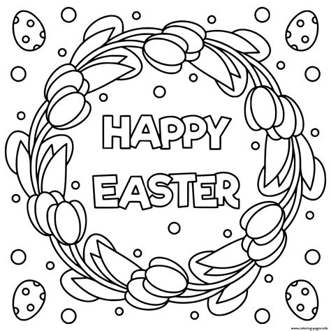 Free Printable Happy Easter Coloring Pages Celebrate The Festive Season