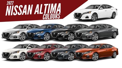 2022 Nissan Altima - All Color Options - Images | Nissan altima, Altima ...