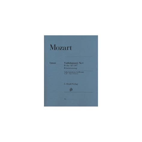 MOZART Concerto pour violon n 1 en Si bémol majeur k207