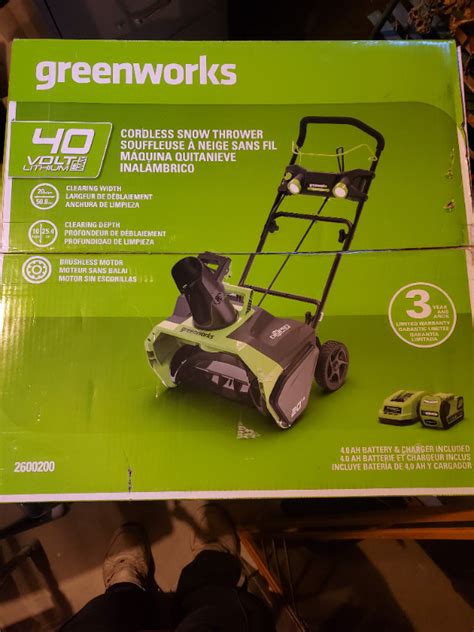 Greenworks 40 Volt Electric Snow Blower | Snowblowers | Ottawa | Kijiji