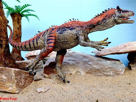 A Customized Model Of The Papo Dinosaur Figure Cryolophosaurus Model