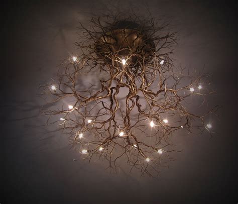 20 Tree Branch Ceiling Light Fixture The Urban Decor