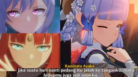 Ending Event Jiwa Pejuang Ayaka X Aether Genshin Impact Youtube