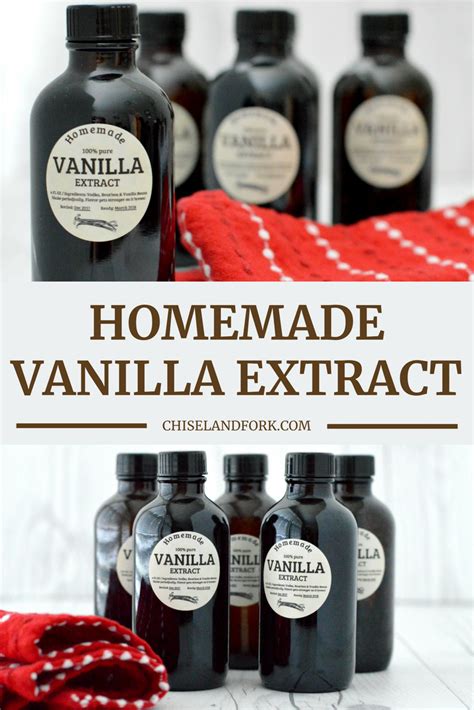 Homemade Vanilla Extract Recipe Chisel And Fork