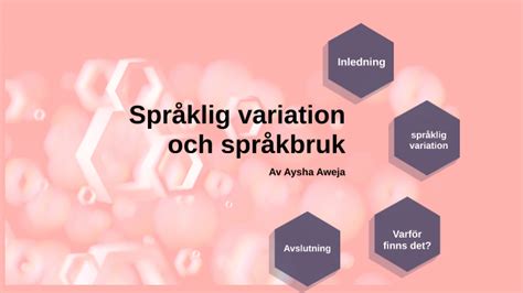 Spr Klig Variation Och Spr Kbruk By Diana Ack On Prezi