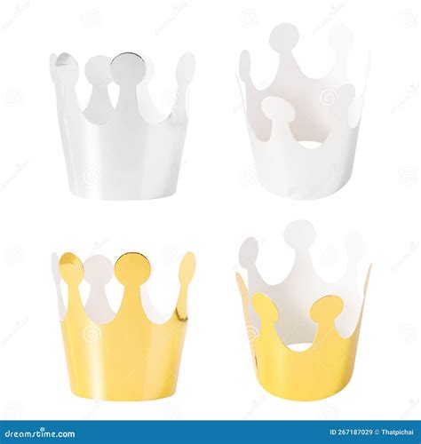 Realistic Crown And Tiara Golden Royal Crowns Queens Gold Diadem And