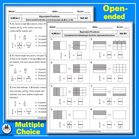 Equivalent Fractions Worksheets Grade 4 Expertuition Worksheets Library