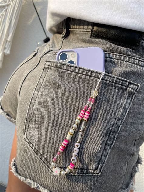 Vibe Phone Charm Handykette In Perlen Kette Handy