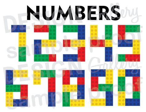 Numbers  Png And Svg Dxf Cut File Printable Digital Instant