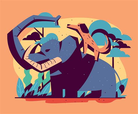 Unlikely Animal Pairs Vector Art & Graphics | freevector.com