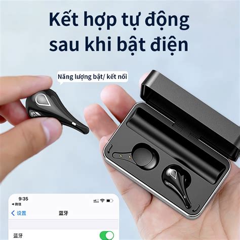 Mua Tai nghe Bluetooth không dây TWS 5 0 cảm ứng chống ồn tích hợp sạc