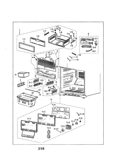 Samsung Rf18hfenbsraa 00 Refrigerator Partswarehouse