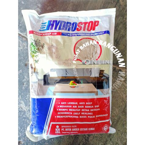 Jual Hydrostop Acian Kedap Air 2 Kg Semen Pelapis Anti Bocor Waterproof